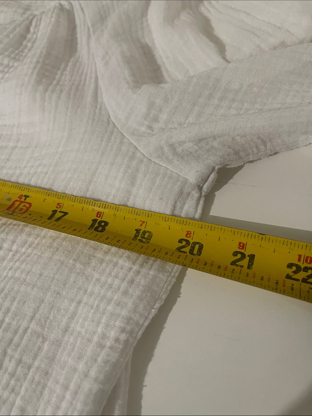beachlunchlounge White Gauze cotton Peasant Tunic with Bell Sleeves - Picture 5 of 8